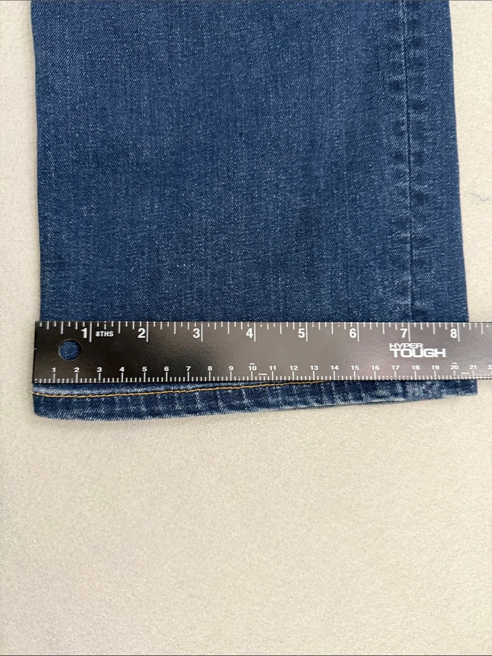 7 For All Mankind Dark Blue Relaxed Straight Leg Jeans 32x32